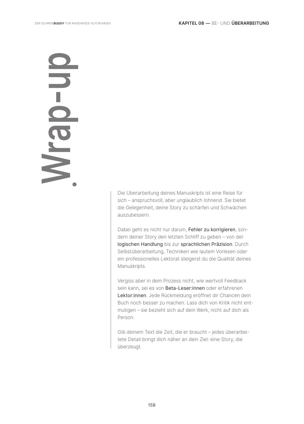 Teil 2: Wrap-up am Kapitelende – Beispielseite aus dem STORYBOOK