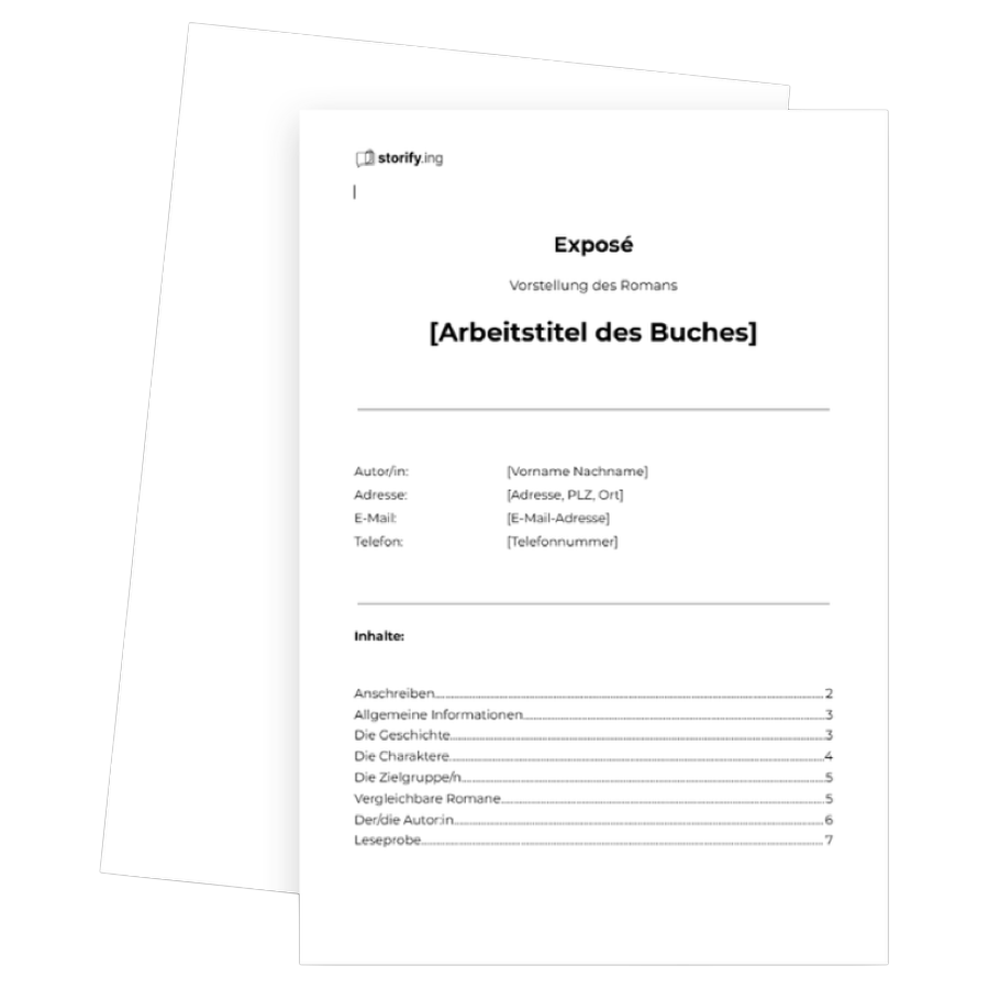Vorschau: Die Exposé-Vorlage